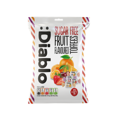 Image 2 for Sugar Free Fruit Flavoured Toffees 75g Pack of 8