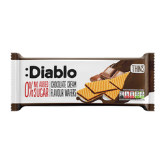 Image 2 for No Added Sugar Wafer Thins Chocolate Cream Flavour 150g Pack of 14