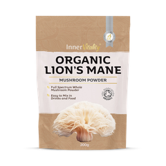 Image 1 for Inner Vitality Organic Lions Mane Mushroom Powder 200g