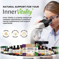 Image 4 for Inner Vitality Organic Lions Mane Mushroom Powder 200g