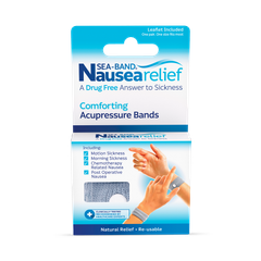 Image 2 for Acupressure Wristband for Nausea - Adult Grey