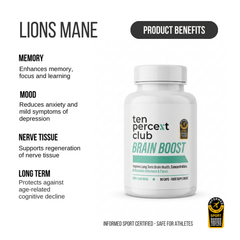 Image 2 for Brain Boost Lions Mane 90 Capsules