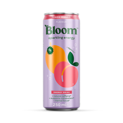 Image 1 for Sparkling Energy Drink Peach Mango 250 ml