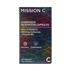 Image 1 for Mission C Cordyceps Capsules 8000mg with Vitamin B5 60 Vegan Capsules