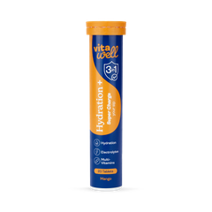 Image 1 for Hydration Plus 3-In-1 Formula Electrolyte & Multivitamin Effervescent Mango 20 Tablets