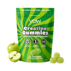 Image 1 for VOW Nutrition Creatine Gummies Sour Apple 60 Gummies