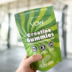 Image 2 for VOW Nutrition Creatine Gummies Sour Apple 60 Gummies