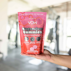 Image 3 for VOW Nutrition Magnesium Gummies Strawberry 60 Gummies