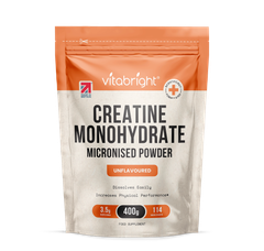Image 1 for Creatine Powder 3.5g per serving - 400g pouch - 114 servings of Pure Creatine Monohydrate Powder
