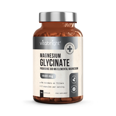 Image 1 for Magnesium Glycinate 1500mg per Serving - 300mg Elemental Magnesium - 180 Capsules