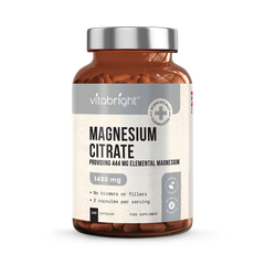 Image 1 for Magnesium Citrate - 1480mg per Serving - 444mg Elemental Magnesium - 180 Capsules
