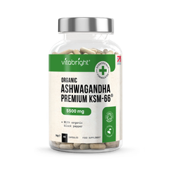 Image 1 for Ashwagandha KSM-66 - 5500mg Root Equivalent per Capsule - 90 Vegan Capsules