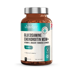 Image 1 for Glucosamine, Chondroitin MSM 7-in-1 Complex - 2127mg per Serving - 180 Capsules
