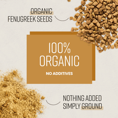 Image 5 for Organic Fenugreek - 2250mg Per Serving - 180 Capsules