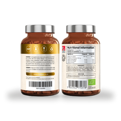 Image 2 for Organic Lions Mane Mushroom Complex with Gingko Biloba - 3600mg per Serving - 120 Capsules