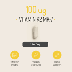 Image 3 for Vitamin K2 MK7 from Natto Extract 100mcg - 120 Capsules