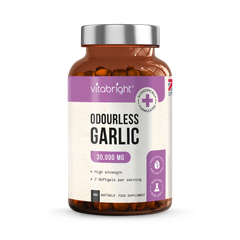 Image 1 for Odourless Garlic Softgels - 30,000mg per Serving - 180 Softgels