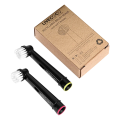 Image 1 for Recyclable Brush Heads (Soft Bristles - Oral-B/Braun compatible) 2Pack