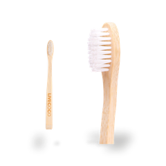 Image 2 for Bamboo Toothbrushes Castor Bean Oil - Medium Bristles - Adult 3Pack