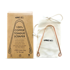 Image 1 for Pure Copper Tongue Scraper (anti-microbial)