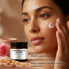 Image 3 for Amphora Aromatics Frankincense & Rose Face Cream 60ml