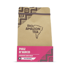 Image 1 for Amazon Pau D’Arco Herbal Tea – 90 Unbleached Tea Bags of 100% Natural Lapacho Bark – Caffeine-Free Detox Infusion for Immunity, Anti-Inflammatory Support & Wellness – Non-GMO, Additive-Free