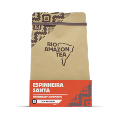 Image 1 for Amazon Espinheira Santa Tea Teabags – Cha de Espinheira Santa Leaves – Herbal Tea for Digestion & Stomach Support – Caffeine-Free – 90 Teabags – Pure Maytenus Ilicifolia – Holy Espinheira Tea