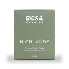 Image 1 for RESA Essential Oil Candle Highlands 145g