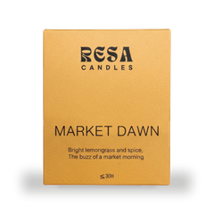 Image 1 for RESA Essential Oil Candle Market Dawn 145g