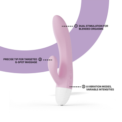 Image 4 for LELO KAYA™ Originals Rabbit Vibrator Soft Pink