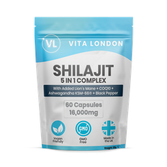 Image 1 for Shilajit Capsules 5 In 1 Complex 16,000mg  60 Capsules