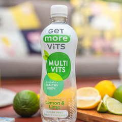Image 3 for Get More Multivitamins Sparkling Lemon & Lime 12x500ml