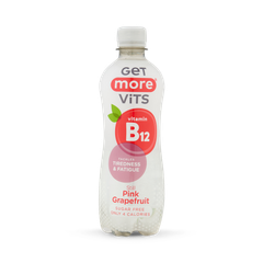 Image 1 for Get More Vitamin B12 Still Pink Grapefruit 12x500ml