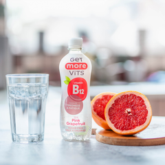 Image 4 for Get More Vitamin B12 Still Pink Grapefruit 12x500ml