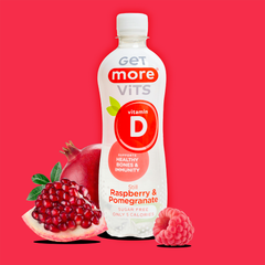 Image 2 for Get More Vitamin D Still Raspberry & Pomegranate 12x500ml