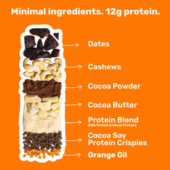 Image 5 for Cocoa Orange Clean Protein Bar 12 x 48g