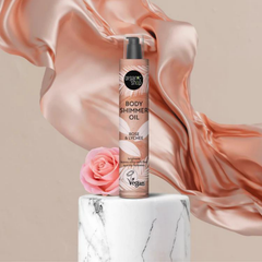 Image 3 for Body Shimmer Oil Rose & Lychee 100ml
