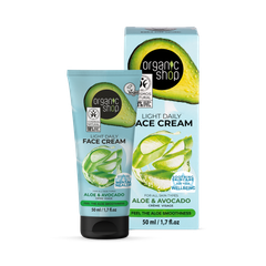 Image 1 for Light Daily Face Cream for all skin types Aloe & Avocado 50ml