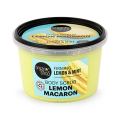 Image 1 for Firming Lemon Macaron Body Scrub Lemon & Mint 250ml