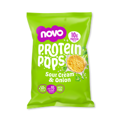 Image 2 for Novo Protein Pops Sour Cream & Onion 45g 6pcs/pack
