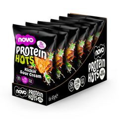 Image 3 for Novo Protein Hots Kickin' Sour Cream 45g 6pcs/pack