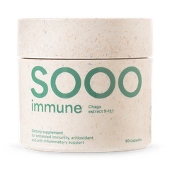 Image 1 for SOOO immune: Chaga extract 9-11:1 90 Capsules