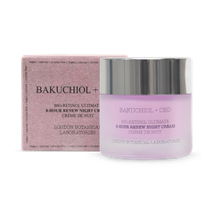 Image 1 for London Botanical Laboratories  Bakuchiol + CBD | Bio-Retinol Ultimate 8-Hour Renew Night Cream 50ml