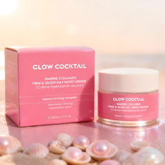 Image 4 for Glow Cocktail  MARINE COLLAGEN FIRM & GLOW DAY MOISTURISER 50ml