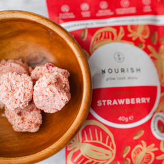 Image 4 for Nourish Grow Cook Organic Strawberry Coconut Bites 40g x 10