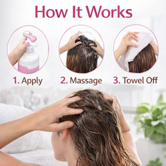 Image 3 for Towel off Shampoo & Conditioner 500ml Single, Non Rinse with Vitamin E, No Water - Rinse free hair washing