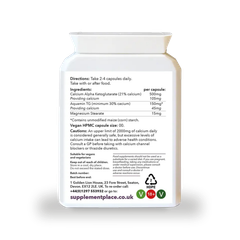 Image 2 for Calcium AKG | 500mg | 60 Capsules