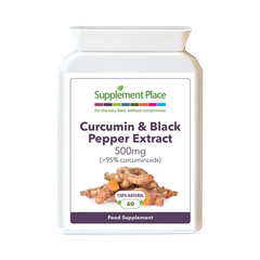 Image 1 for Curcumin & Black Pepper Capsules | 500mg | 95% Curcuminoids | 60 Capsules