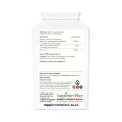 Image 2 for Curcumin & Black Pepper Capsules | 500mg | 95% Curcuminoids | 120 Capsules