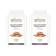 Image 1 for Curcumin & Black Pepper Capsules | 500mg | 95% Curcuminoids | 240 Capsules